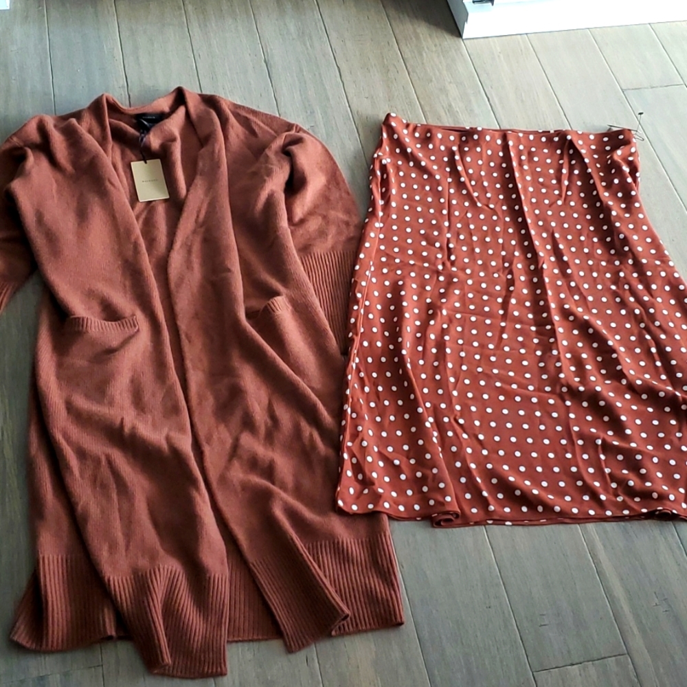 Halogen XL skirt and sweater NWT
